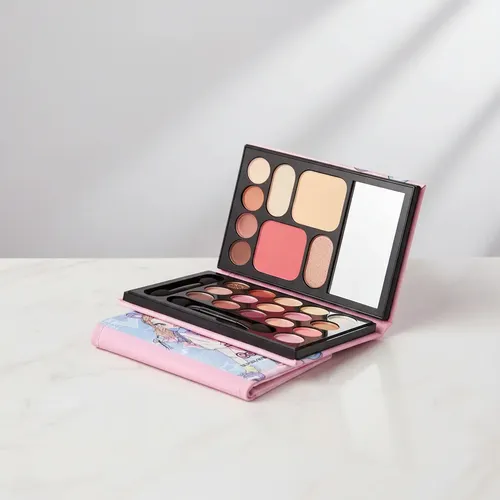 Paleta De Sombras Para Ojos + Corrector + Rubor Tei Make Up