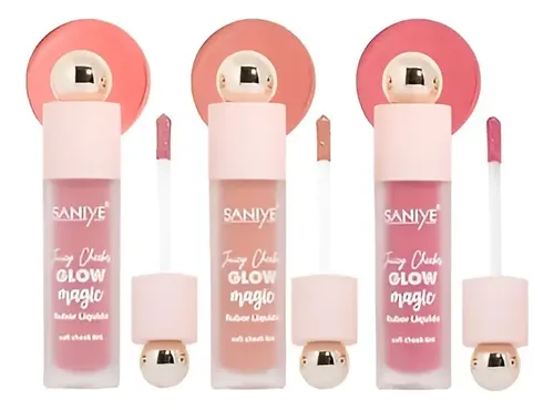 Rubor Liquido Saniye Glow Magic Soft Cheek Tinta 5ml