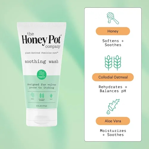 Lavado Calmante De Avena Coloidal The Honey Pot 177 Ml