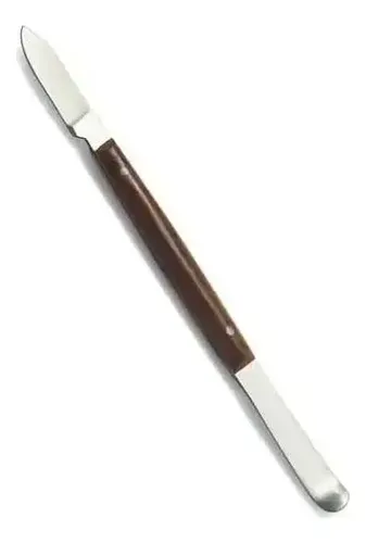 Espátula Para Cera 13cm. Mango De Madera. Belkys