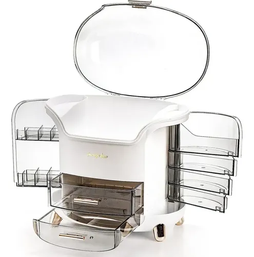 Organizador De Maquillajes Make Up Tocador Capsula