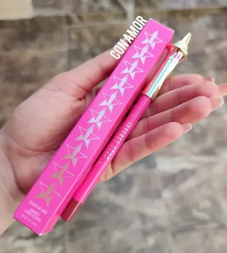 Delineador Lápiz Jeffree Star Rosa Oscuro Mate Velour Lip Liner androgyny