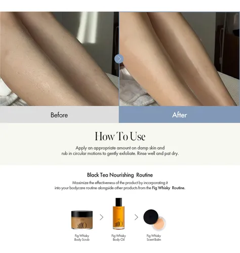 Exfoliante Corporal Anillo Fig Whisky Con Extracto De Higo Y