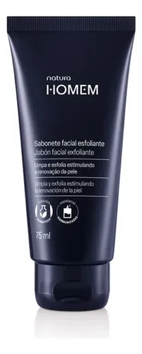 Jabón Facial Exfoliante Homem 75 Ml