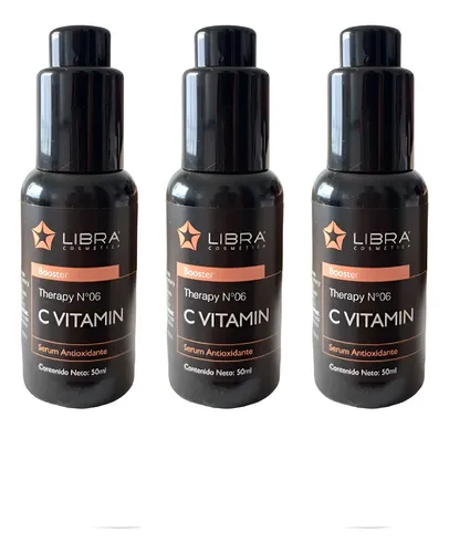 Serum Vitamina C Libra Cosmética Hidratante Rostro Día Noche 150mL