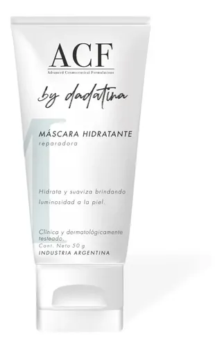 Mascara Hidratante Reparadora Acf By Dadatina Tipo de piel Todo tipo de piel