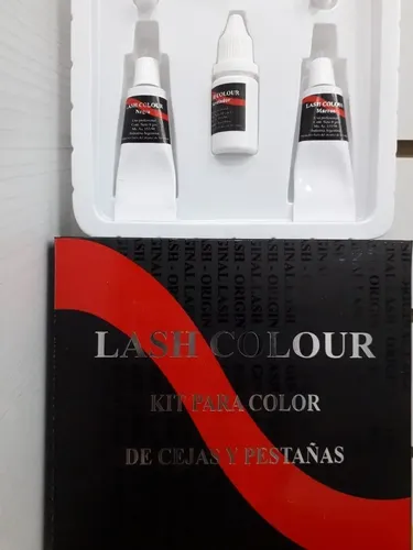 Kit Lash Color Tintura Pestañas Y Cejas
