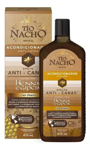 Acondicionador Tío Nacho Anticanas Con Henna Egipcia 415ml