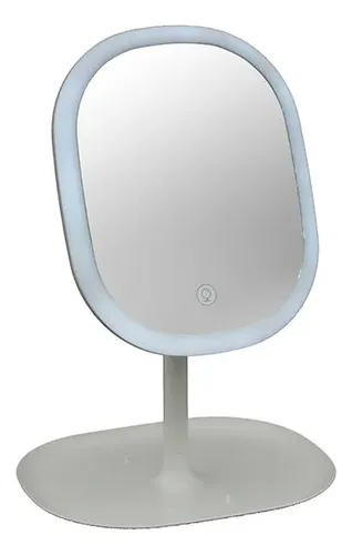 Espejo Con Luz Led De Mesa Portatil Maquillaje Ep17050