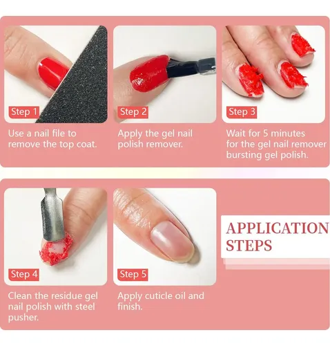 Removedor De Esmalte De Uñas En Gel Jodsone 15ml Con
