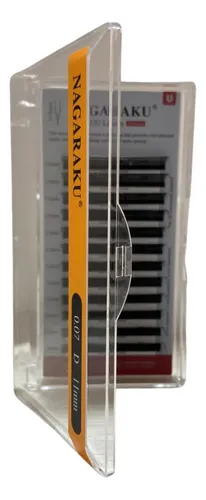 Kit Nagaraku Pestañas Tecnológicas 2d Uu 0.07 Largos 11 Al 13 Mm