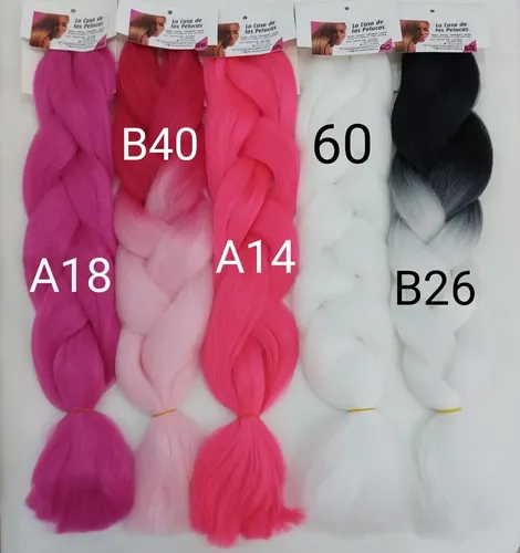 Extensiones Kanekalon Trenzas-jumbo-rastas Combox5 +regalo