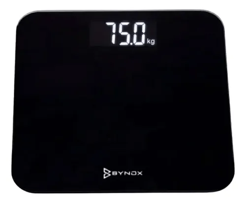 Balanza De Baño Digital Vidrio C/display 180kg Bynox