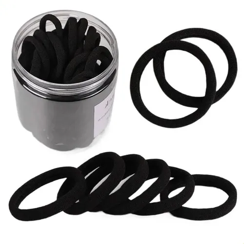 Paquete De 50 Cintas Para El Cabello De Algodón Sin Costuras