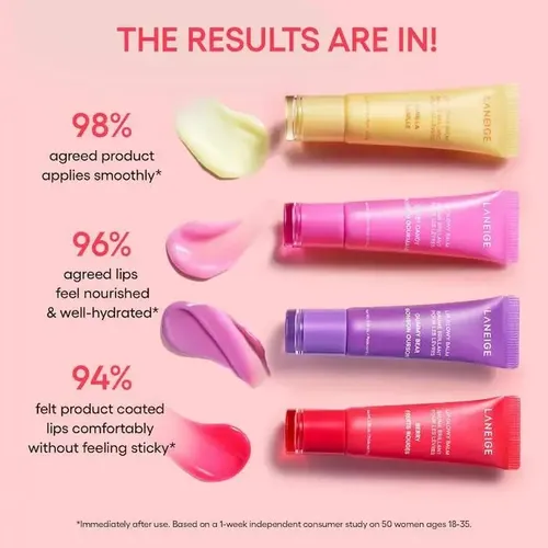 Laneige Mini Lip Glowy Balm Set 4 Mini Balsamos Hidratantes