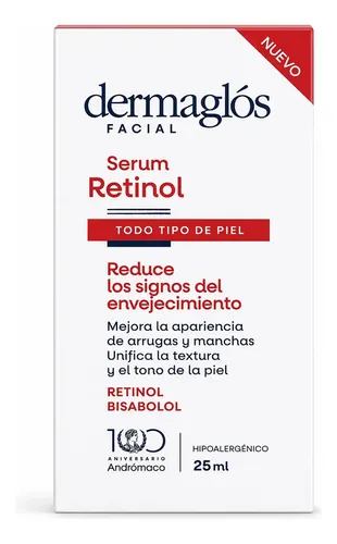 Dermaglos Facial Serum Retinol. Cont 25ml Todo Tipo De Piel Noche