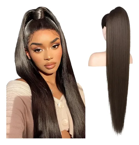 Extension De Cabello Cola De Caballo 91cm Black Brown