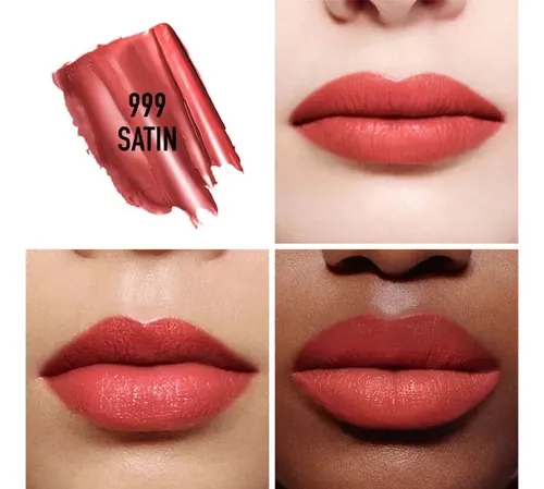 Dior Rouge Dior Labial Larga Duración Tapa Blanca