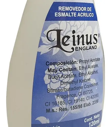 Removedor Esmaltado Semipermanentes Uv Uñas Leinus 120 Ml X6