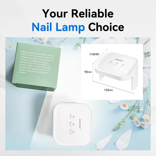 Lámpara Uv Led Profesional Blanca Grande Para Uñas Pie