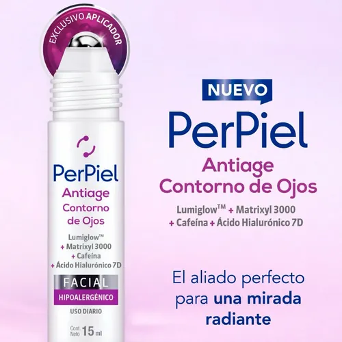 Perpiel Antiage Contorno De Ojos Antiojeras Reduce Bolsas