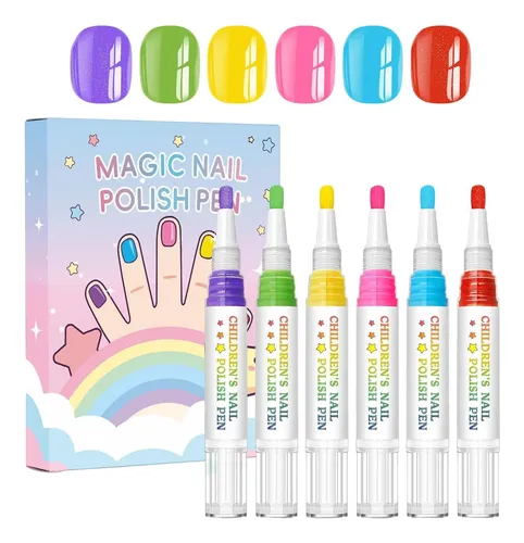 Bolígrafos De Uñas Para Niños – Marcadores De Arte De Uñas,