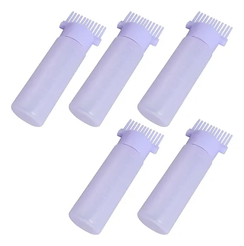 Botella Aplicadora Para Cabello, 5 Unidades, Cepillos De Ace