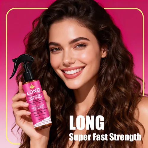 Spray Sin Enjuague Para Realzar Brillo Nutrir Cabello 120 Ml