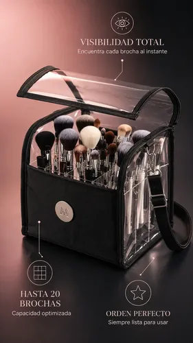 Organizador Maquillaje Brochas Senior Cube Box Melody Scher