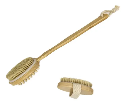 Set De 2 Cepillos Corporales Exfoliantes Para Piel Y Circula