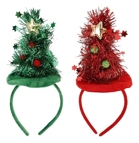 Yp 2 Piezas De Aro De Pelo De Árbol De Navidad Diadema De M