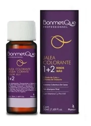 Tintura Bonmetique Jalea 1+2 Tono Tonalizador Grafito