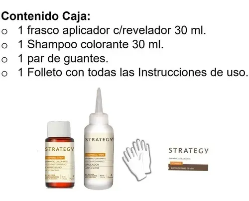 Strategy Shampoo Color Castaño Claro Efecto Inmediato