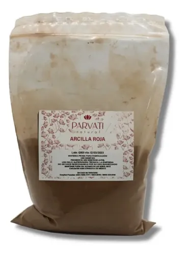 Arcilla Roja 2,5 Kilos Uso Cosmetico
