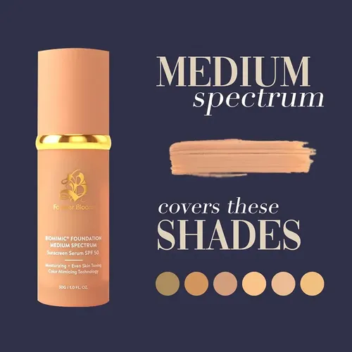 Prebase Facial Forever Bloom Spf50, Hidratante Y Antienvejec