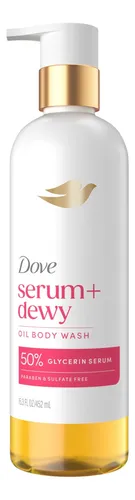 Aceite De Ducha Body Wash Dove Serum+ Con Coco Y Geranio, 45