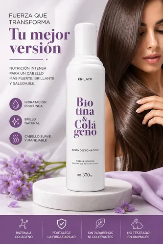 Acondicionador Frilayp Biotina Y Colageno Fortaleza X370ml