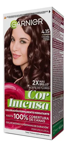 Kit Tintura Permanente Cor Intensa 4.15 Garnier