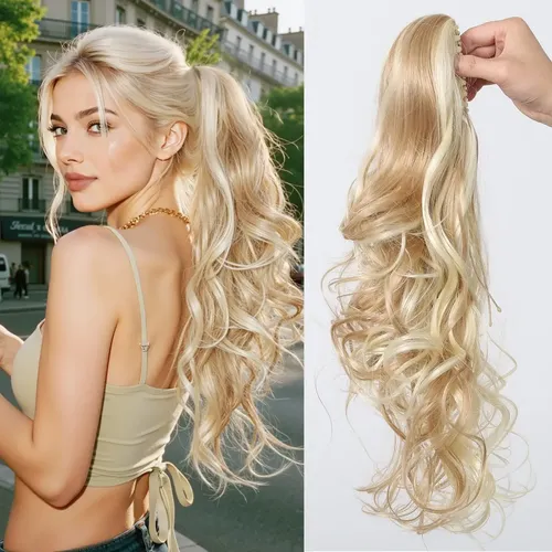 Coleta De Pelo Con Extensión En Forma De Cola De Caballo
