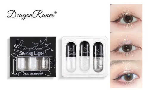 Shining Light De 3 Sombras Gel Con Glitter Dragon Ranee Color A
