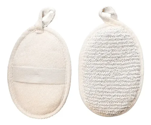 Manopla Exfoliante Lino Corporal Esponja Baño Cuerpo Masajes