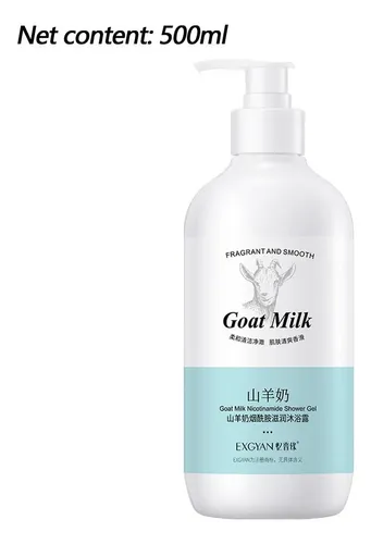 P/j Jabón Corporal De Leche De Cabra Gel De Ducha Exfoliante