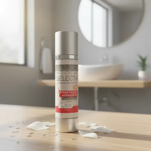 Crema Hidratante Colágeno Y Elastina Vit. A Y E 50ml Selecta Momento De Aplicación Día/noche Tipo De Piel Todo Tipo De Piel