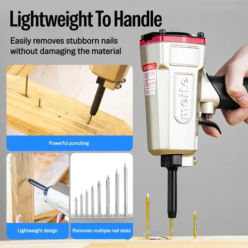 Removedor De Uñas Neumático Profesional 70-110 Psi Madera