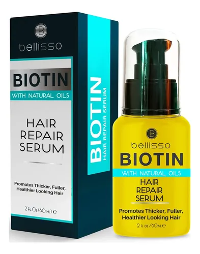 Sérum Capilar Espesante Con Biotina Bellisso, Volumen 60 Ml