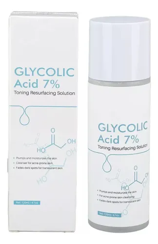 Tónico De Ácido Glicólico, 120 Ml, Hidrata Al 7% Y Reduce Lo
