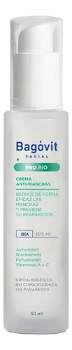 Bagovit Facial Pro Bio Anti-manchas Crema De Día X 50ml Tipo de piel Todo tipo