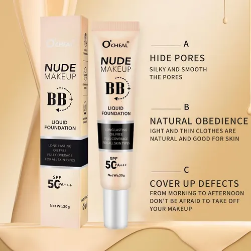 Bb Cream O’cheal Spf50+ Ivory