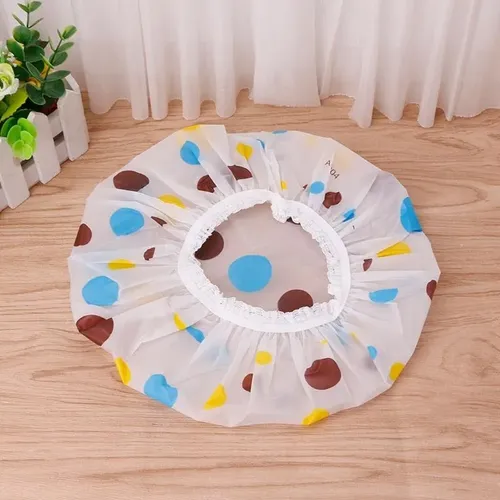Gorro De Ducha Impermeable, Gorro De Baño De Plástico Elásti