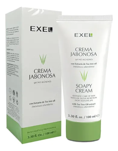 Exel Crema Jabonosa 100ml Piel Grasa Y Acneica